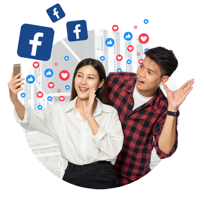 Ilustrasi layanan followers Facebook