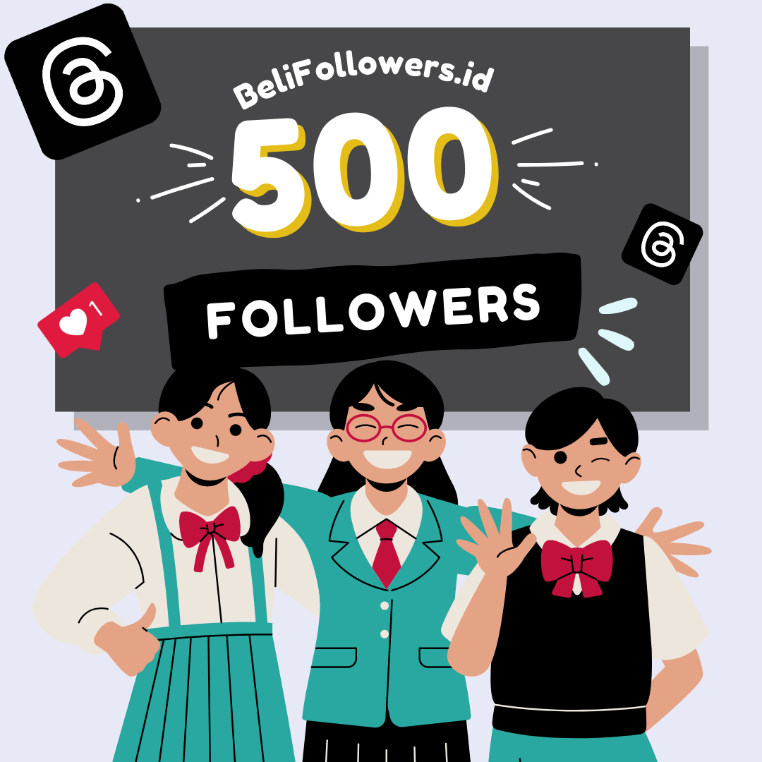 Tempat Beli 500 Followers Threads
