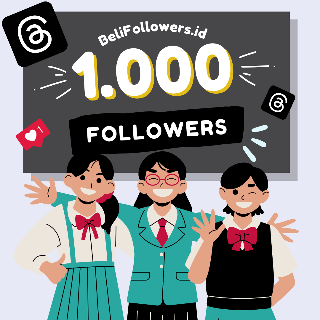 Tempat Beli 1000 Followers Threads