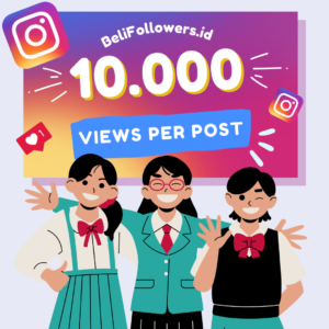 Jual views instagram 10000 per post Permanen Aktif Murah