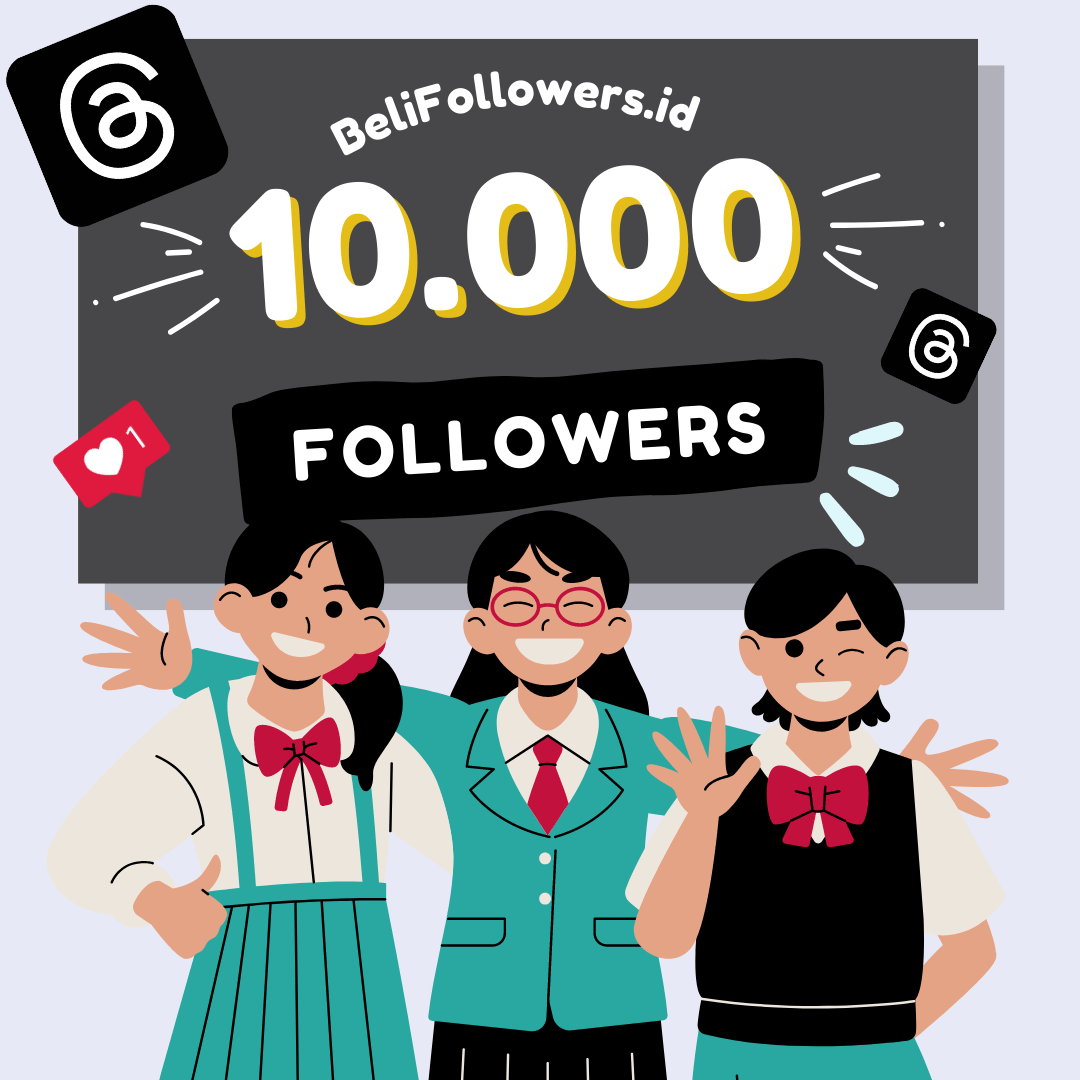Tempat Beli 10000 Followers Threads