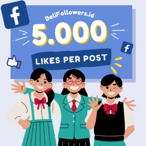 Jual likes facebook 5000 per post Permanen Aktif Murah