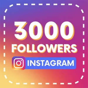 3000 Followers Instagram