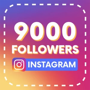 9000 Followers Instagram