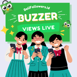Buzzer Tokopedia Views Live Streaming (Include Comments & Likes)